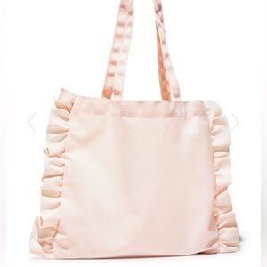 Bath & Body Works Light Pink Ruffle Tote